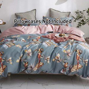 King size - 100% Egyptian cotton - Duvet cover + flat sheet set